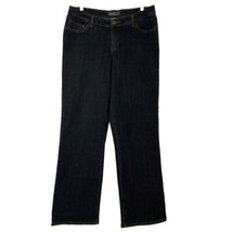 Venezia Plus Boot Cut Stretch Denim Blue Jeans Womens size 1 Tall 34 x 34 - £17.97 GBP