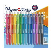 Paper Mate InkJoy Pens, Gel Pens, Fine Point (0.5mm), Assorted, 14 Count - £20.24 GBP