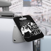Find Yourself Luggage Tags - Vintage Mountain Tent Adventure - $22.66