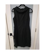 Vintage Harold’s Black Linen Blend Dress 8 USA Made Mod 60s Style - $1,004.56 MXN