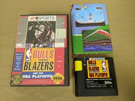 Bulls Vs Blazers and the NBA Playoffs (Limited Edition) Sega Genesis Poster - £4.31 GBP