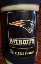 New England Patriots Fleece blanket Split Soft Throw 50&quot; x 60&quot; - $19.68