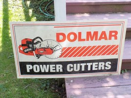 Vintage Dolmar Power Cutters Plastic Sign - $84.15