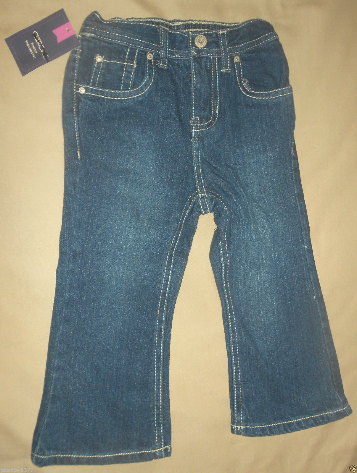 Cherokee Toddler Girls Jeans Bootcut Size 18 Months NWT - £5.78 GBP