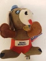 Dakin Dream Pet Demo Donkey Approx 6&quot; Tall Mint With All Tags 2004 Edition - £15.97 GBP