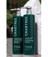 Crabtree &amp; Evelyn Cleanse Clarify Shampoo &amp; Conditioner 15oz 2 Bottles - £60.75 GBP