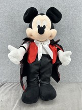 Disney 23&quot; Vampire Mickey Mouse Caped Standing Plush Halloween Mickey - $19.98