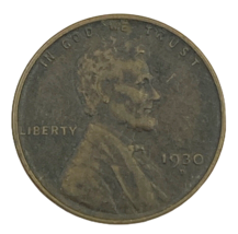 1930 D Lincoln Wheat Cent-Lower Mintage - £0.79 GBP