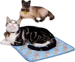 Pet Cooling Mat Cat Dog Cushion Pad Summer Cool down Comfortable Soft fo... - $21.99