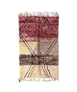 Handmade Moroccan Mrirt rug made from natural wool 8.7 x 5.77 ft - Mrirt... - $1,085.60