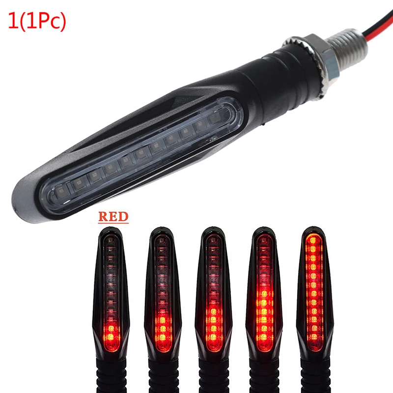 1/2 Pcs Motorcycle Turn Signals LED Light E24 Flowing Water Blinker Flashing Ind - £107.10 GBP