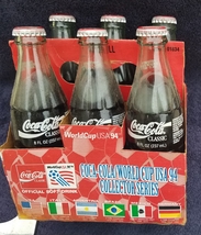 Original 1994 USA FIFA World Cup Coca-Cola Sealed Bottles &amp; Carton - 20% Off - £39.08 GBP