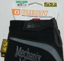 Mechanix Wear 911745 Utility Multipurpose Protection Gloves Black Grey XL image 4