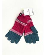 Smartwool Popcorn Cable Gloves Prussian Blue - $87.92 CAD