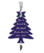 Christmas Tree Angel Wing Urn  - Free Engraving &amp; Birthstone - $40.96 CAD