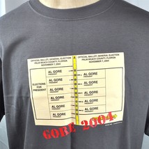 Al Gore 2004 Presidential Election Florida Ballot Novelty T-shirt XL Fantasy NOS - $19.20