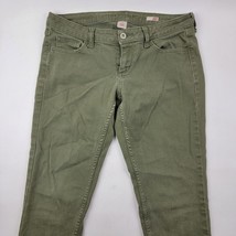 Arizona Jean Co. Super Skinny Jeans Womens Sz 9 Green Denim Narrow Leg - £6.25 GBP