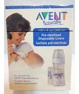 New Avent Naturally Pre-Sterilized Disposable Bottle Liners 8 Oz 100 Cou... - £11.71 GBP