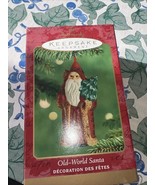 Hallmark Keepsake Ornament Christmas Old-World Santa Chalkware Red w/ Tr... - $9.40 CAD