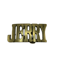 Belt Buckle Brass Jerry Grateful Dead - £81.39 GBP