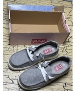 Pop Boating 2 Comfort Slip On Shoes Grey New Open Box Women’s Size 10M W... - $475.79 MXN