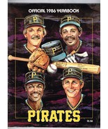 1986 PIRATES OFFICIAL YEARBOOK THREE RIVERS STADIUM MLB Baseball Bonds B... - $56.86