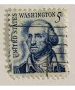 GEORGE WASHINGTON 5 CENT BLUE UNITED STATES POSTAGE STAMP - $42.08