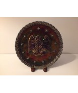 Vintage Plate 1776-1976 Heritage Plate 8&quot; Heavy Glass Eagle Star Design - £15.39 GBP