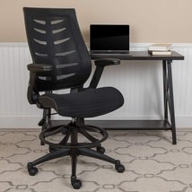 Flash Furniture Kale High Back Black Mesh Spine-Back Set of 1,  - £351.54 GBP