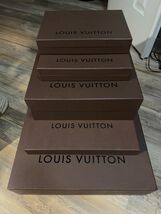 Louis Vuitton Brown Box Set of 5 Empty Boxes - $150.00