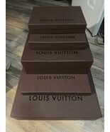 Louis Vuitton Brown Box Set of 5 Empty Boxes - $150.00