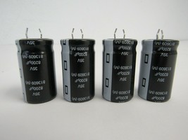 Panasonic (LOT OF 4) ECOS1VP822BA 8200uf 35V Snap-In Electrolytic Capacitor 55-4 - £8.70 GBP