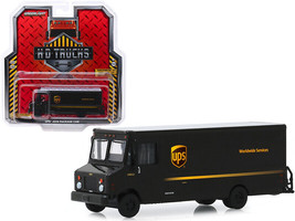 2019 Package Car Dark Brown UPS United Parcel Service H.D. Trucks Series 17 1/64 - £24.33 GBP