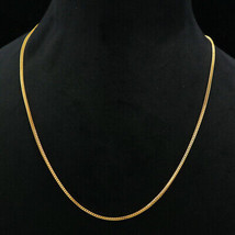 BIS 916 Seal Original Gold 22inch Rolo Chain Mom Gift Fancy Women Jewelry - £1,234.68 GBP