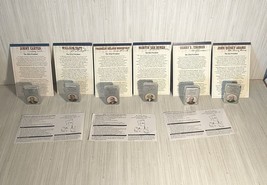 Danbury Mint Lot of 6 U.S. President Case Lighters with Memorabilia Cards - £49.34 GBP