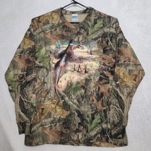 Advantage Timber Mens Camo T Shirt Size XL Camouflage Long Sleeve Sportex - $18.87