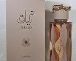 Teriaq By Lattafa 3.4.Oz 100 ML Eau De Parfum Spray New  - $48.51