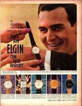 Magazine Ad* - 1961 - Elgin Watches - 6 models shown nostalgic c3 - £16.93 GBP