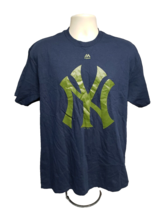 Majestic New York Yankees Adult Large Blue TShirt - £23.97 GBP