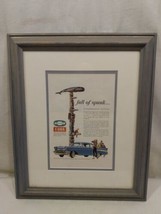 1957 Chevrolet Bel Air "Full of spunk..." Vintage Ad Framed and Matted - £15.82 GBP