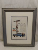 1957 Chevrolet Bel Air "Full of spunk..." Vintage Ad Framed and Matted - $20.12