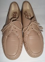 SAS Tripad Comfort Siesta Oxfords Beige Leather Shoes 9.5S 9.5 S Slim  - $34.60