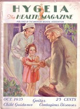 HYGEIA-10/1935- Health MAGAZINE-TOONERVILLE Trolley Ad Vf - £42.71 GBP
