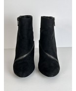 Coach Black Boots Women&#39;s 8.5 Side Zip Heels Zipper Detail Ankle Booties - $452.56 MXN