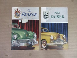 Vintage The Frazer and The Kaizer  Advertisement Sales Brochures   F2 - $64.17