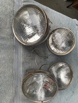 1958-1966 Original Gm Headlight Head Light Lamps With Buckets And Chrome Rings - £71.66 GBP