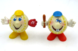 Wind Up Toy Russ Berris Bandai Tomy Anthropomorphic Baseball VTG 1980s Lot of 2 - £11.82 GBP