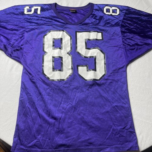 Football Jersey Men XL Purple Wilson Tag Raven color #85 - £19.52 GBP