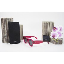Celine Fuchsia Acrylic Cat Eye Logo Sunglasses NWT Case - $339.94 CAD