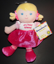 NWT Garanimals Blond Baby Doll Girl Lovey 8&quot; Plush My Best Friend Pink D... - £19.91 GBP